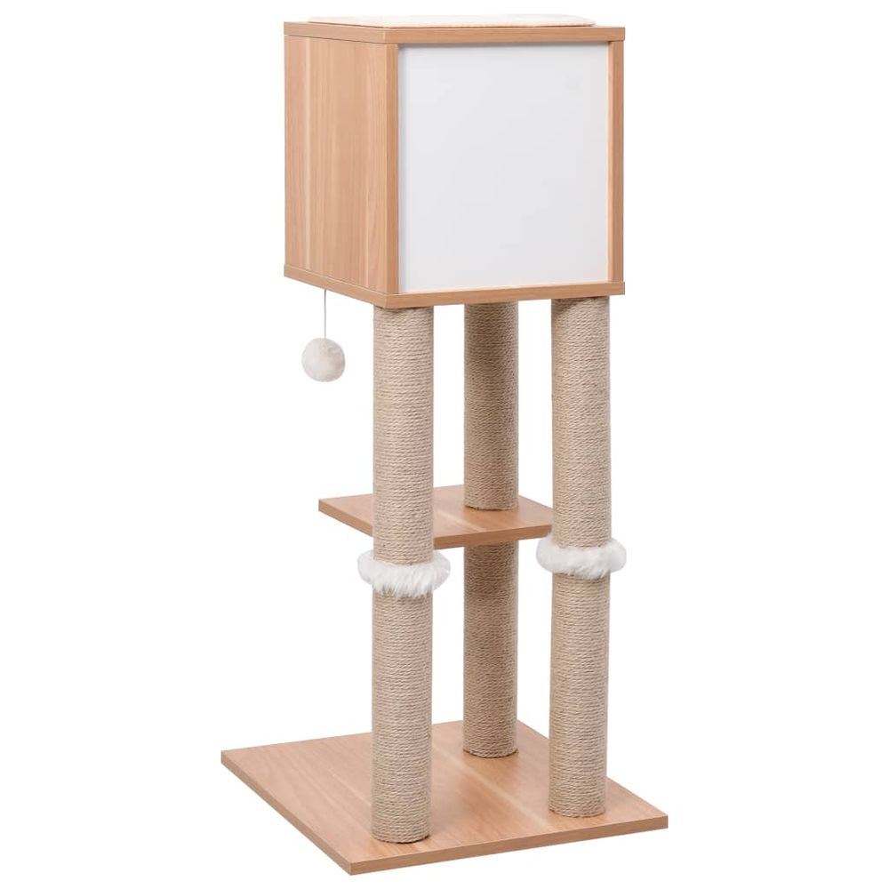 vidaXL Cat Tree with Sisal Scratching Mat 90 cm S069789609