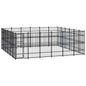 Outdoor Dog Kennel Steel 8.29 m� V067940951