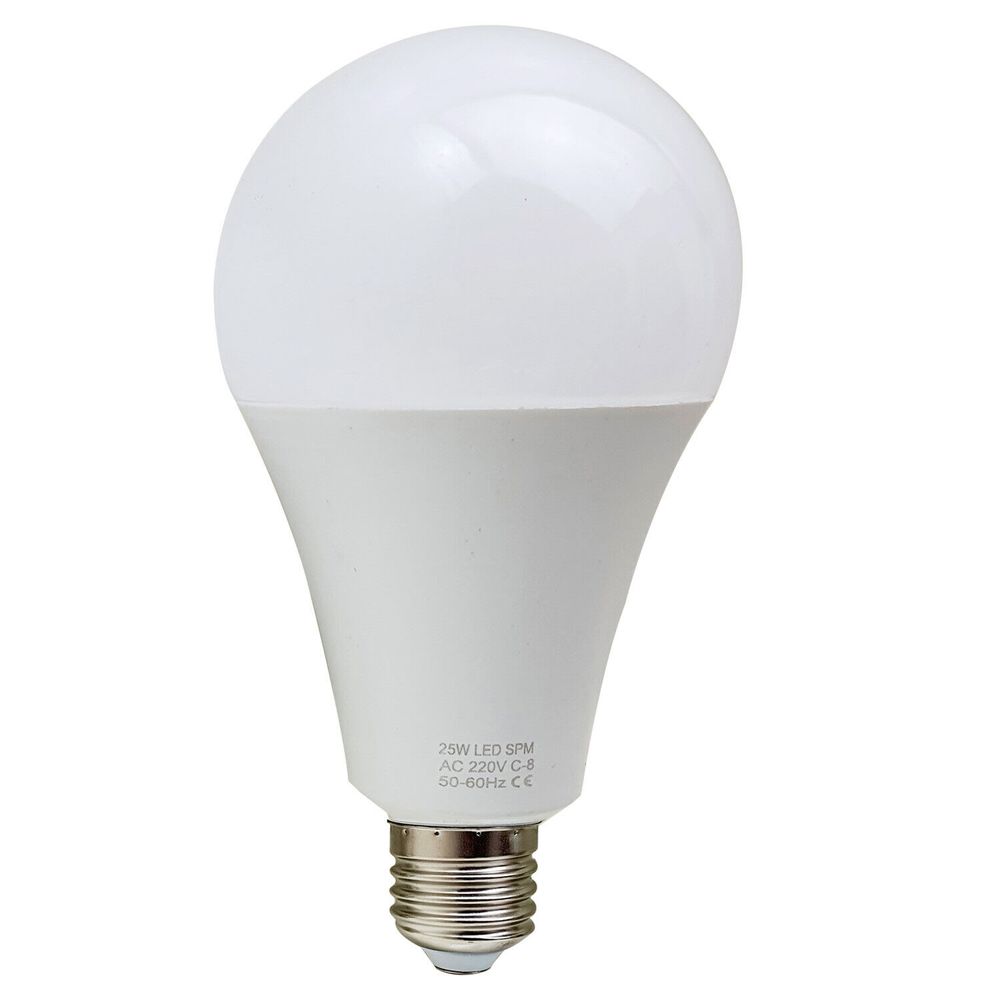 25W E27 Screw LED Light GLS bulbs, Energy Saving Edison Cool White 6000K non dimmable lights V0671114356