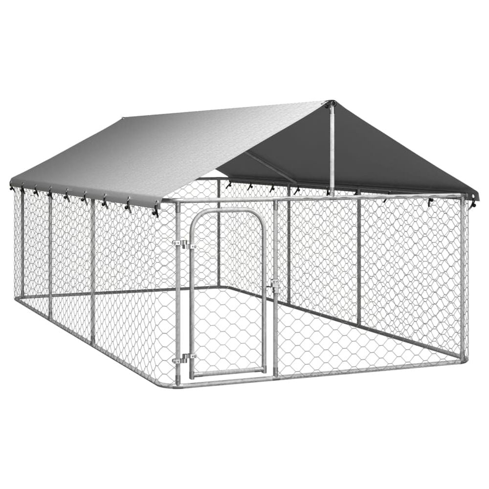 Outdoor Dog Kennel with Roof 100x100x150 cm to 600 x 300 x 150 cm V067939991