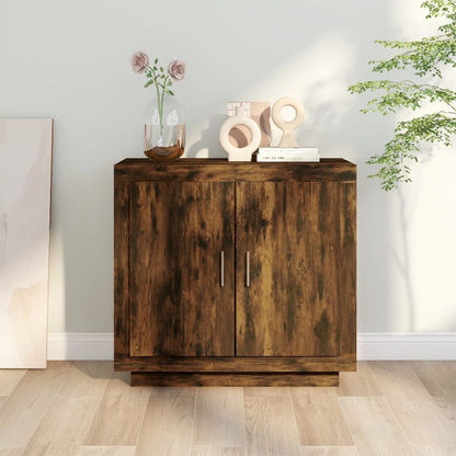 Sideboard Smoked Oak 80x40x75 cm Engineered Wood S0671026456