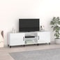 vidaXL TV Cabinet Smoked Oak 150x30x50 cm Engineered Wood S0671068230