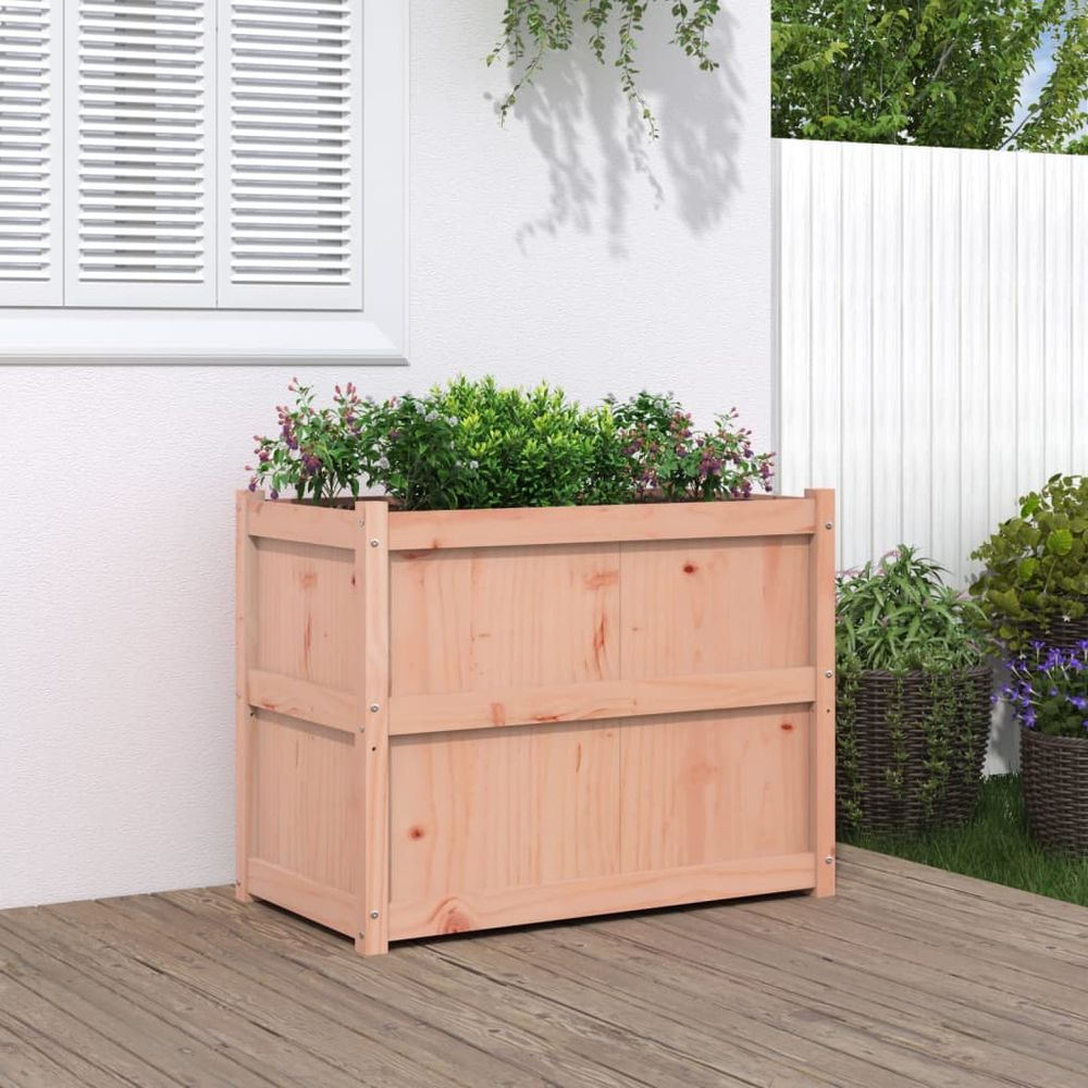 vidaXL Garden Planter 90x50x70 cm Solid Wood Douglas S0671385898