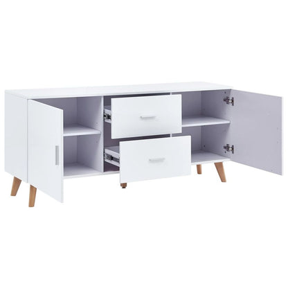 Sideboard White 160x40x70 cm MDF S0671177925