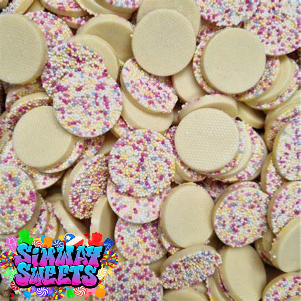 Mega White Chocolate Jazzles Snowies Jazzies Retro Sweets Gift Jar