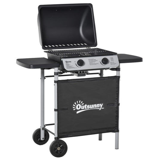 2 Burner Gas Barbecue Grill Propane Gas BBQ 5.6 kW S0671072004