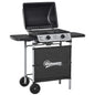 2 Burner Gas Barbecue Grill Propane Gas BBQ 5.6 kW S0671072004