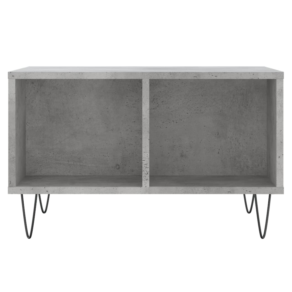 vidaXL Coffee Table Concrete Grey 60x50x36.5 cm Engineered Wood S0671358889