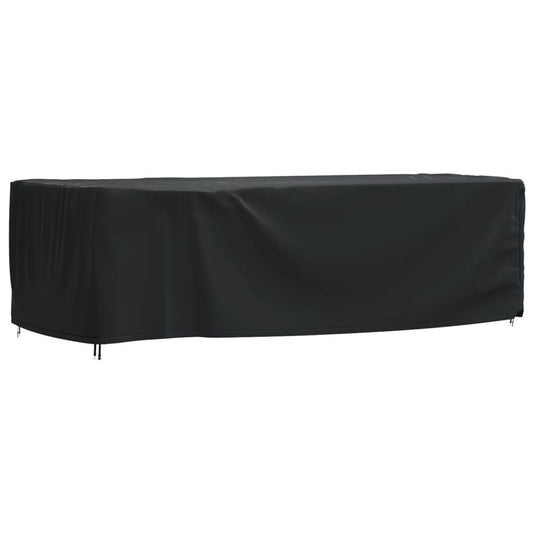 vidaXL Garden Furniture Cover Black 300x140x90 cm Waterproof 420D S0671351395