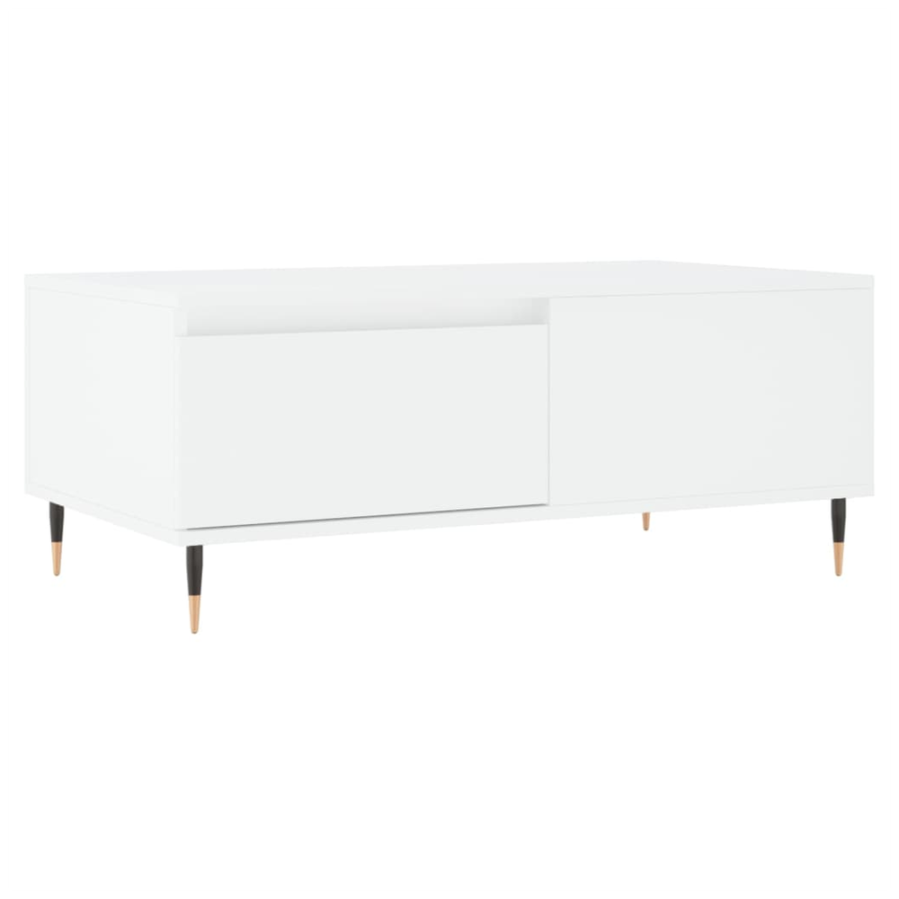 vidaXL Coffee Table White 90x50x36.5 cm Engineered Wood S0671256831