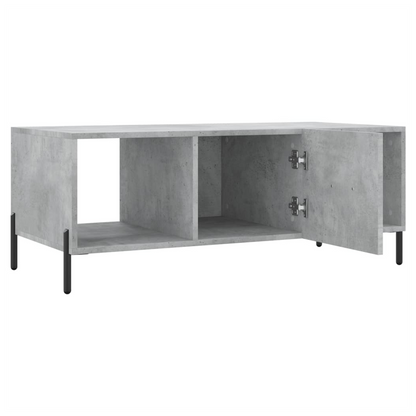 vidaXL Coffee Table Concrete Grey 102x50x40 cm Engineered Wood S0671256847