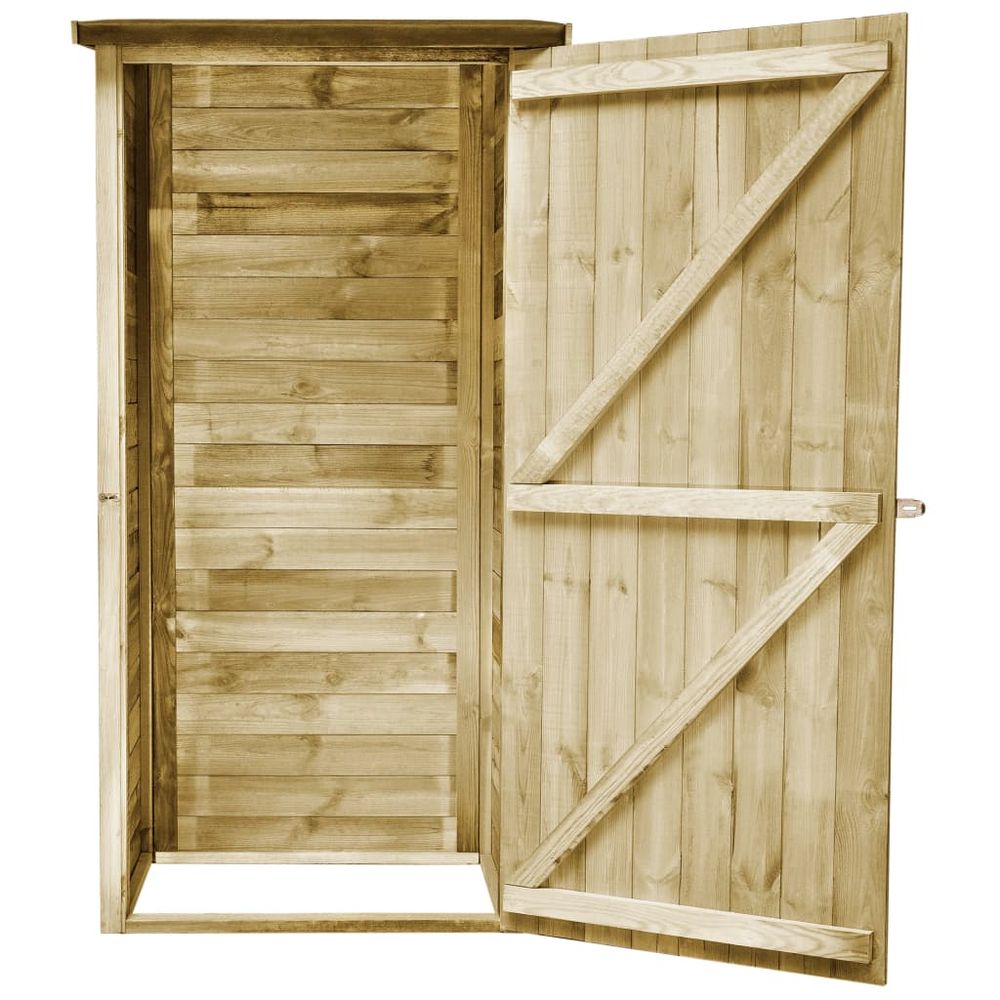 Garden Tool Shed Impregnated Pinewood 88x76x175 cm V0671186775