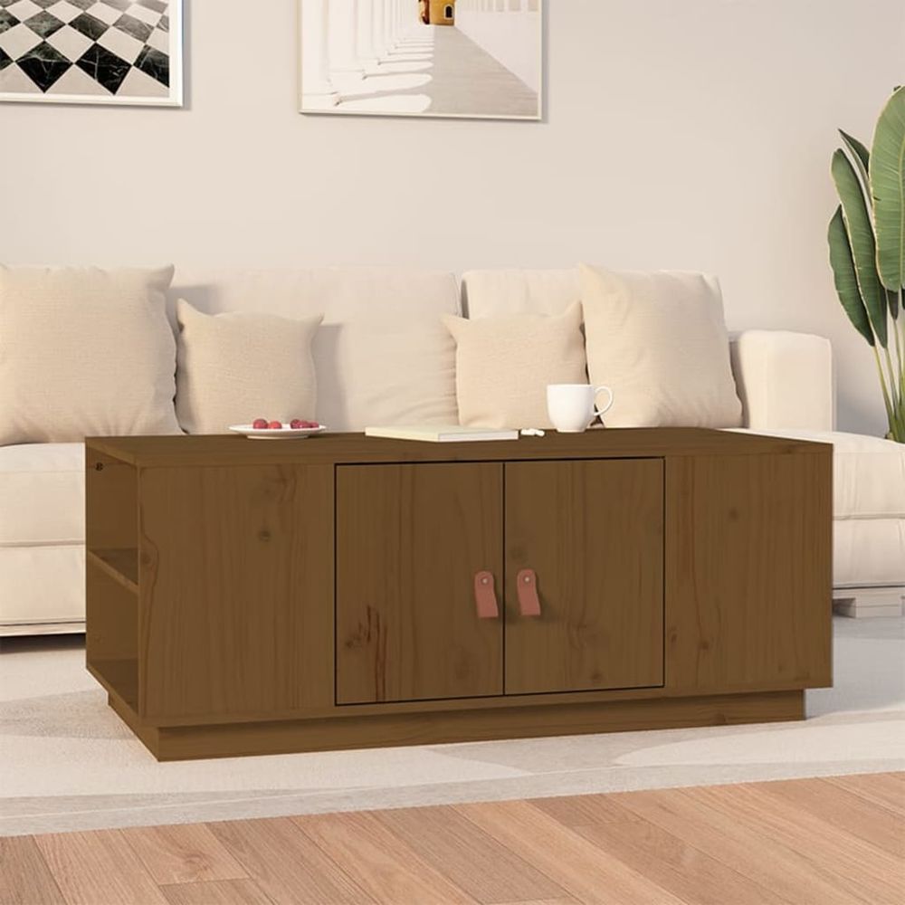 Coffee Table 100x50x41 cm Solid Wood Pine S0671093728