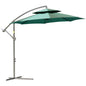 2.7m Banana Parasol Cantilever Umbrella Crank HandleGreen S0671072323