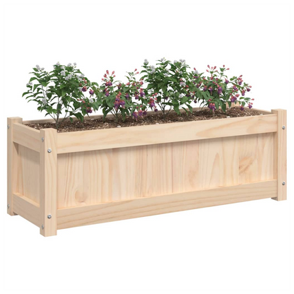 vidaXL Garden Planters 2 pcs Solid Wood Pine S0671383052