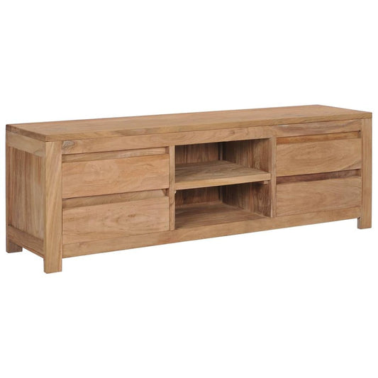 TV Cabinet 120x30x40 cm Solid Teak Wood S069795136