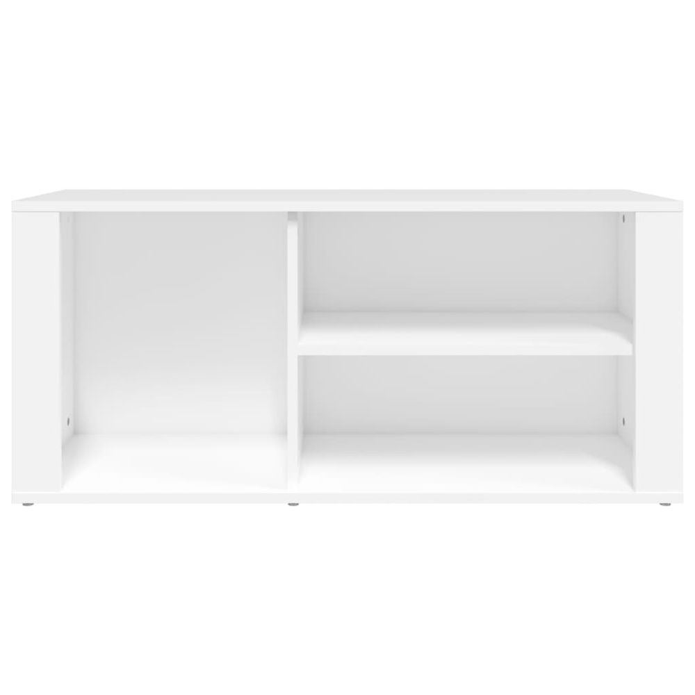 Shoe Cabinet White 100x35x45 cm Engineered Wood S0671089143