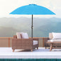 255cm Patio Parasol Umbrella Market Table Parasol 18 Sturdy Ribs V067942495