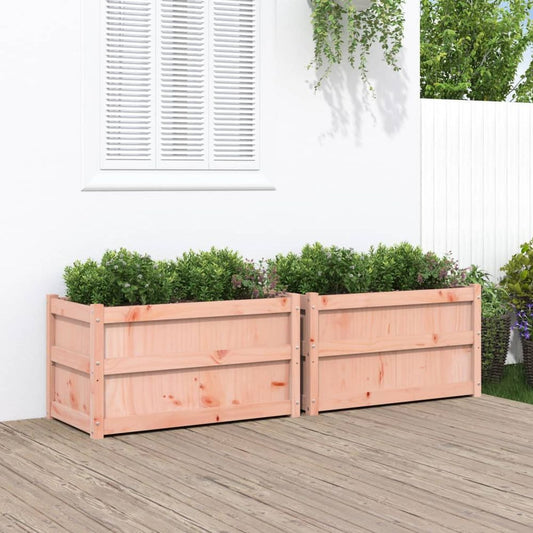 vidaXL Garden Planters 2 pcs Solid Wood Douglas S0671384802