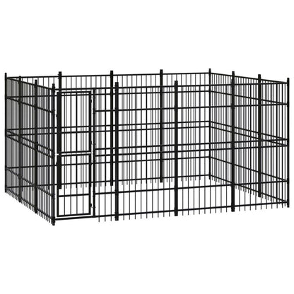 Outdoor Dog Kennel Steel 8.29 m� V067940968