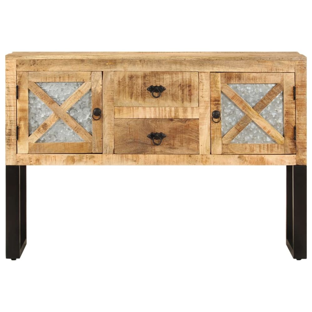 Sideboard 110x30x74 cm Rough Mango Wood V0671186160