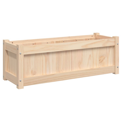 vidaXL Garden Planter 90x31x31 cm Solid Wood Pine S0671383097