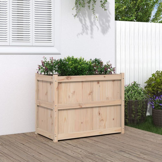 vidaXL Garden Planter 90x50x70 cm Solid Wood Pine S0671381290