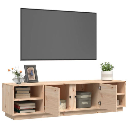 vidaXL TV Cabinet 156x40x40 cm Solid Wood Pine V0671393305