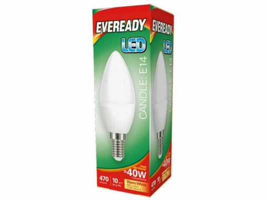 Eveready LED Candle Opel E14 Light Bulb 5.2W / 40W, 220-240V, Warm White S0671433235