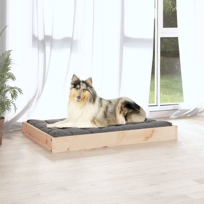 Dog Bed 91.5x64x9 cm Solid Wood Pine V0671052310