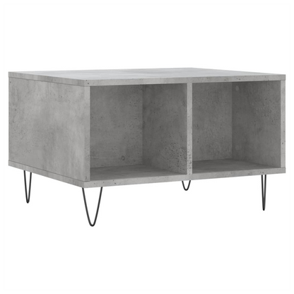 vidaXL Coffee Table Concrete Grey 60x50x36.5 cm Engineered Wood S0671358889