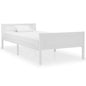 vidaXL Bed Frame Solid Pinewood 90x200 cm V0671190417