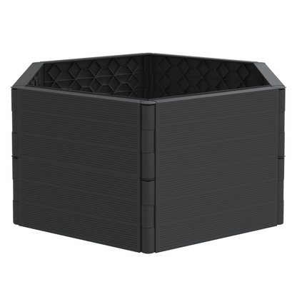 vidaXL Garden Planters 2 pcs Anthracite PP S0671261581