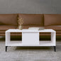 vidaXL Coffee Table High Gloss White 90x50x36.5 cm Engineered Wood S0671105438