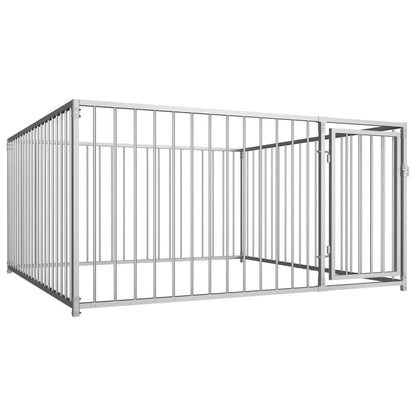 Outdoor Dog Kennel 100x100x100 cm V0671186179