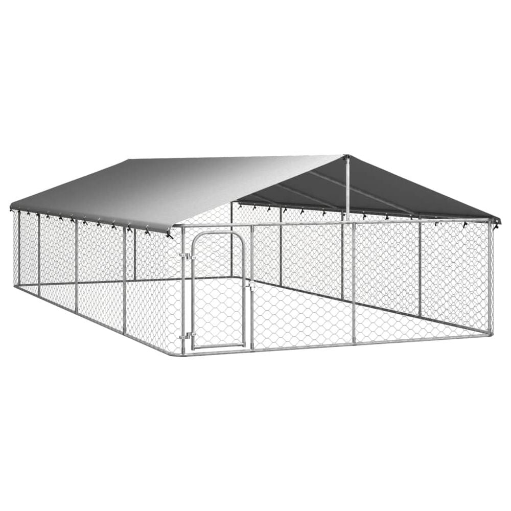 Outdoor Dog Kennel with Roof 100x100x150 cm to 600 x 300 x 150 cm V067939994