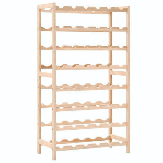 vidaXL Wine Rack Cedar Wood 57.5x28x102 cm S0671175658