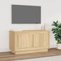 vidaXL TV Cabinet White 80x35x45 cm Engineered Wood S0671161870