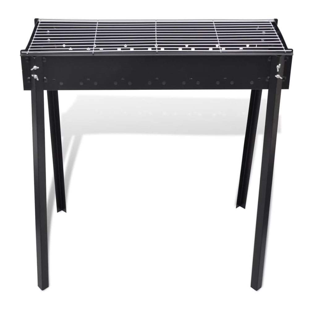 BBQ Stand Charcoal Barbecue Square 75 x 28 cm S069809760