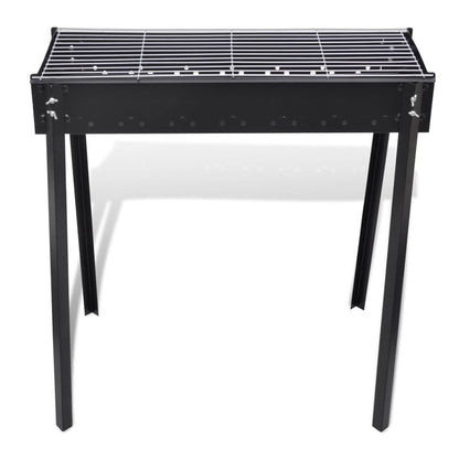 BBQ Stand Charcoal Barbecue Square 75 x 28 cm S069809760