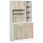 Kitchen Pantry Buffet Server Cabinet Sideboard, Bookcase Drawers 100x39x180cm S0671071479