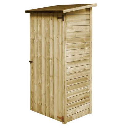 Garden Tool Shed Impregnated Pinewood 88x76x175 cm V0671186775