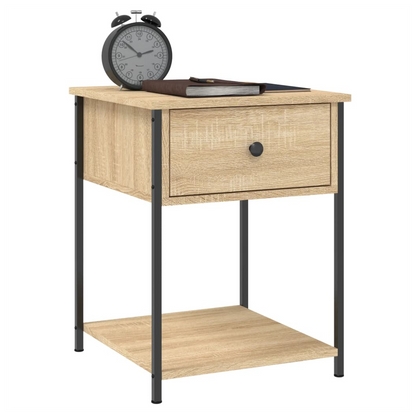 vidaXL Bedside Tables 2 pcs Sonoma Oak 44x45x58 cm Engineered Wood S0671258684