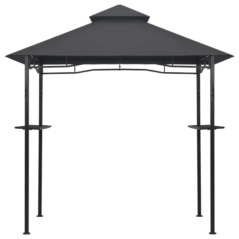 BBQ Gazebo 240x150x255 cm Anthracite Steel S069812003