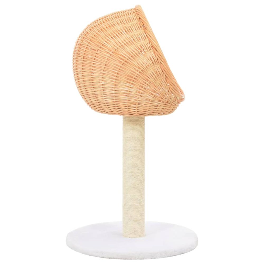 vidaXL Cat Tree with Sisal Scratching Post Natural Willow Wood S069789529