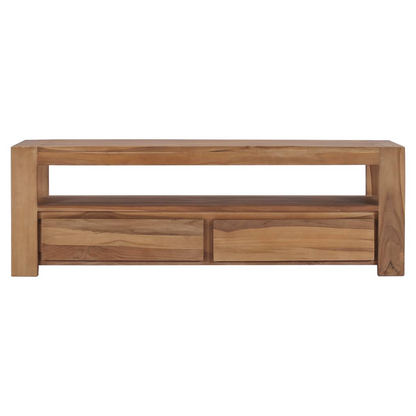 vidaXL TV Cabinet 120x30x40 cm Solid Teak Wood S0671168938