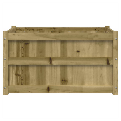 vidaXL Garden Planter 90x50x50 cm Impregnated Wood Pine S0671383047