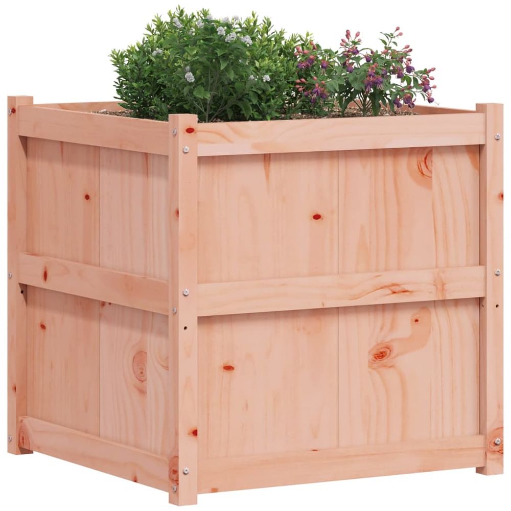 vidaXL Garden Planter 70x70x70 cm Solid Wood Douglas S0671385985