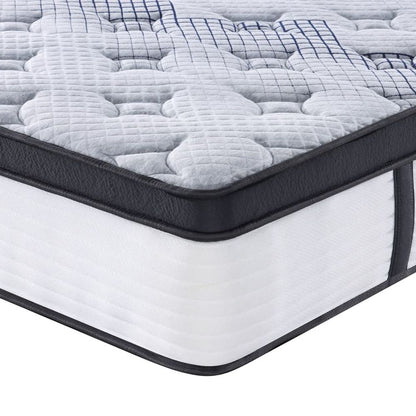 vidaXL Pocket Spring Mattress Medium Plus 80x200 cm V0671489637