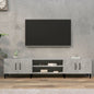 vidaXL TV Cabinet White 180x31.5x40 cm Engineered Wood V0671211872